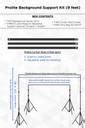Prolite Support Kit (9ft x 9ft) for Backdrop Photography & Videography ...