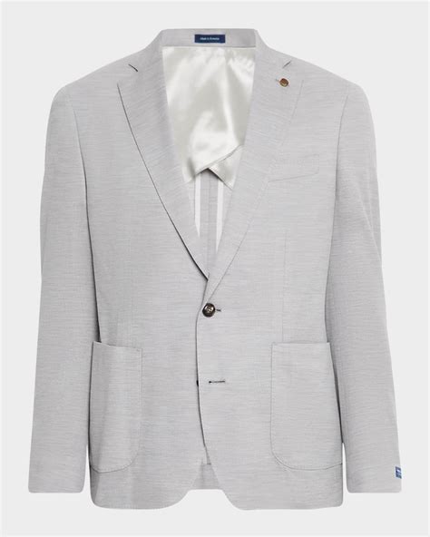 Peter Millar Men's Claremont Wool Knit Sport Coat | Neiman Marcus