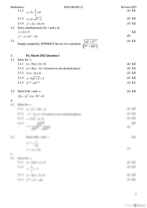 Maths Grade 12 Revision 的图像结果