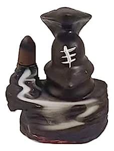 RJKART Polyresin Handicraft Decorative Smoke Fountain Shiva Incense ...