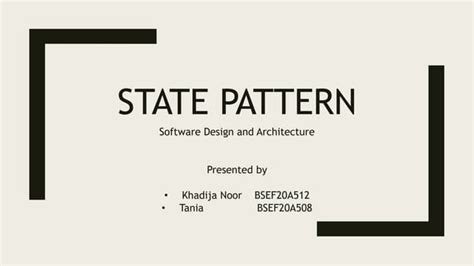State Design Pattern 的图像结果