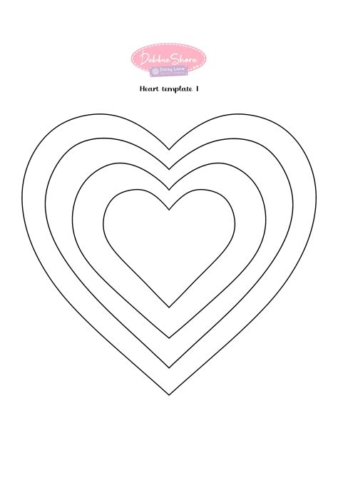 Printable Heart Shape Pattern 的图像结果