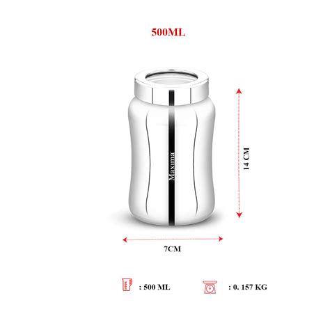 Stainless Steel Canisters | Maxima Tulip Canister | Maxima Kitchenware