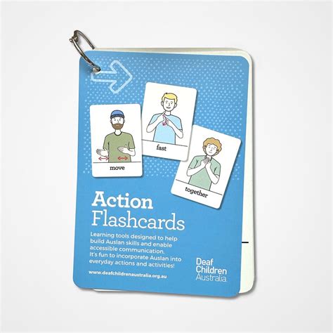 Action Flashcards - Deaf Children Australia