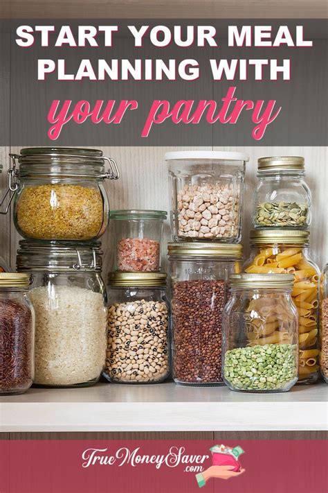 pantry meal plan