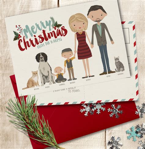 christmas cards with custom message