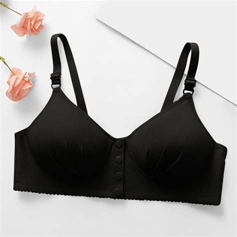 Censtreet Front Closure Bras for Women Wireless Lightly Padded Seamless ...