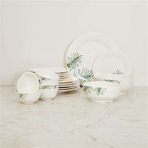 Buy Pristine Multicolour Printed Dinner Set Porcelain from Home Centre ...