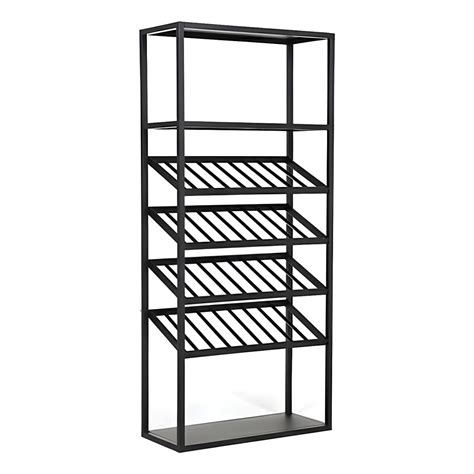 Modern Metal Floor Wine Rack with Multiple Sizes, Holds over 25 Bottles ...