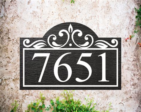 Western House Number Signs at Jayden Abdullah blog