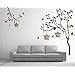 Decor Kafe 'Tree with Birds and Cages' Wall Sticker (Vinyl, 140 cm x ...