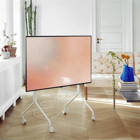 Pedestal Moon Rollin' TV Stand with Wheels - For 40-70 Inch Screens | Mobile & Stylish TV ...