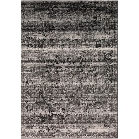 Surya Paramount 8 X 11 Black Indoor Medallion Vintage Area Rug in the ...