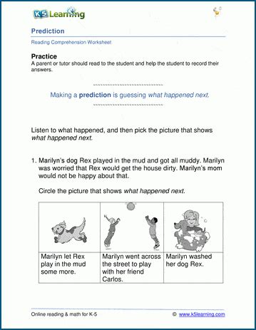 Image result for Predicting Outcomes Worksheet 4th Grade