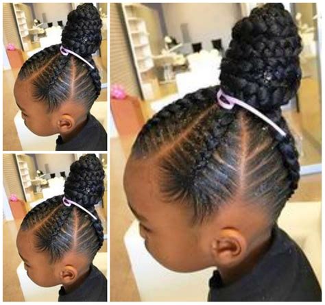 29 Braided Cornrows With Buns For Little Black Girls - AFROCOSMOPOLITAN ...