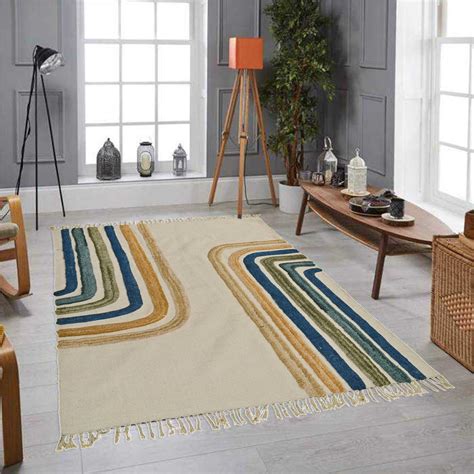 DEPOT HAND EMBROIDERED COTTON RUG – Art Avenue
