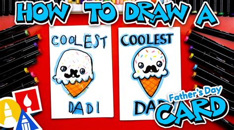How To Make The Coolest Dad Father's Day Card - Art For Kids Hub — Free ...