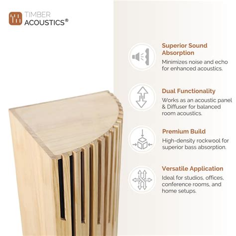 Wooden Slat Bass Traps, Low Frequency Absorption for Balanced & Clear ...