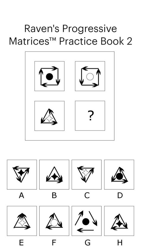 Image result for Ravens Progressive Matrices Answer Key