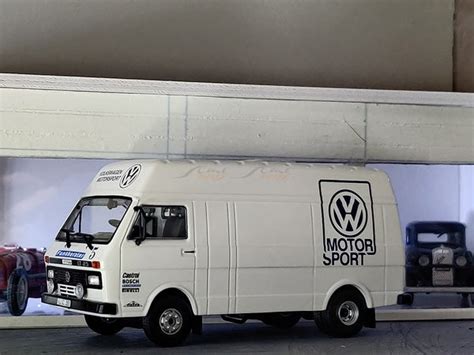 Volkswagen LT45 LWB VW Motorsport 1:43 IXO diecast Scale Model van ...