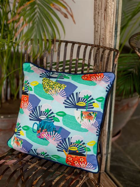 Haru Cotton Cushion Cover - 16 Inch – Pinklay