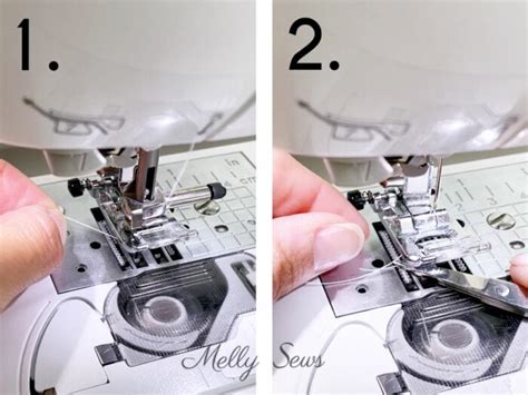 Image result for Sewing Machine Thread Stuck Under Cloth