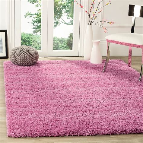 Safavieh California 4 X 4 (ft) Frieze Pink Square Indoor Solid Area Rug ...