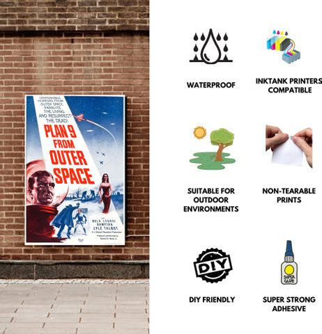 Stickezzy Vinyl Sticker Paper - A4 size (25 Sheets) for Sticker/ Label ...