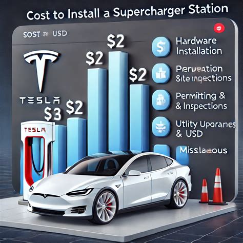 How much does a Tesla supercharging station cost?