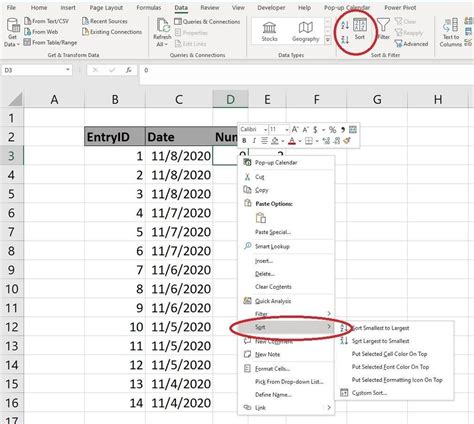 Image result for Computer Excel Sort Key