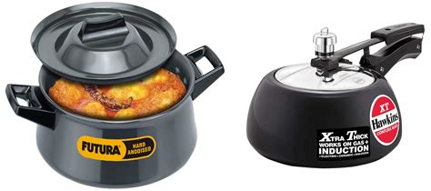 Buy Hawkins Contura Induction Compatible Hard Anodised & Inner Lid ...