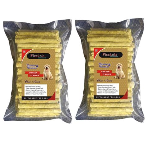 Picckola International® Dog Chew Sticks (Chicken Flavor X 2 KG) Munchy ...