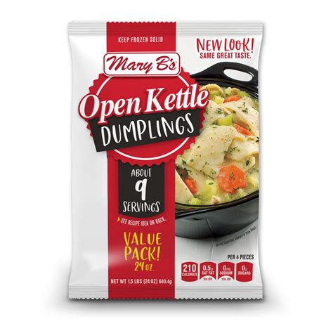 Mary B's® Open Kettle Dumplings 24oz Value Pack – Walmart Inventory ...