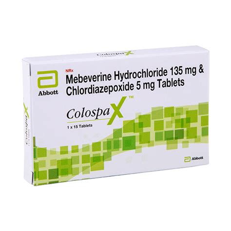colospa X – Mebeverine (135mg) + Chlordiazepoxide (5mg) Uses, Side ...