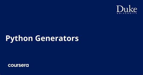 Generators in Python 的图像结果