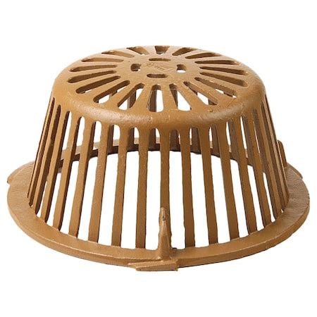 JAY R. SMITH MFG. CO 11-1/8 " cast iron Roof Drain Dome (1010CID) | Zoro