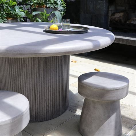 Outdoor Cement Tables: Durable & Stylish Patio Furniture Ideas