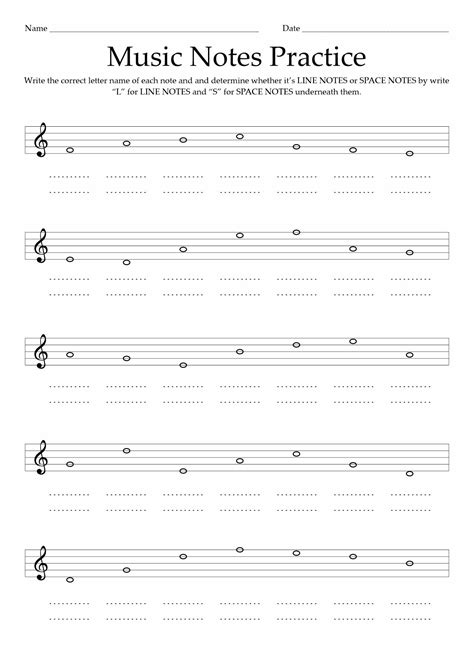 Image result for Music Note Practice Worksheet