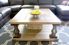 How To Make A Square Coffee Table by White Square Ish Version Of The Balustrade Coffee How To Make A Square Coffee Table