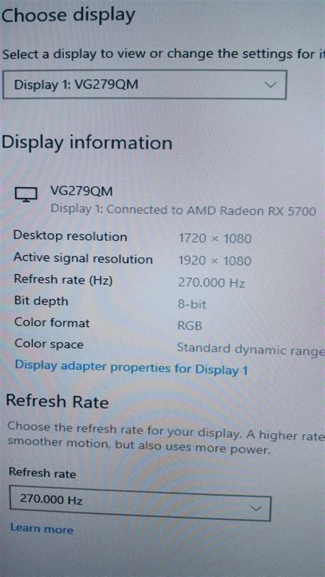 Signal Resolution in Monitor 的图像结果