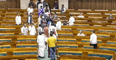 Oppn stages brief walkout during FM's Budget speech, demands govt ...