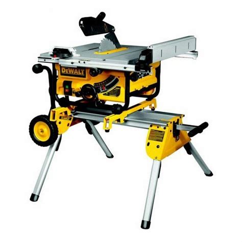 DeWalt DWE7485 Compact Table Saw 1850W 240V with DE7400 Rolling Saw ...