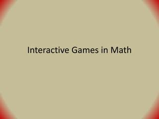 Interactive Math Games 的图像结果