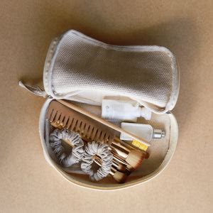 Box Pouches Set of 3 - Woven Cotton Storage for Home & Travel ...