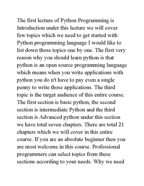Python - The first very reason why you should learn python is that ...