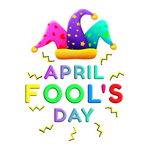 April Fools Day Clipart Transparent Background, Clown Hat April Fool S ...