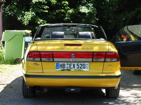 1997 Saab 900 cabriolet/convertible by Rinspeed - Mellow Yellow