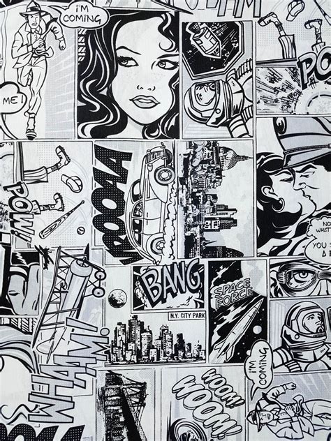 Comics Blanco Y Negro | Pop art comic, Black and white comics, Black ...