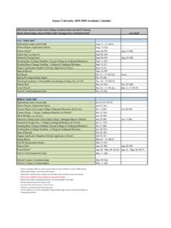 Emory University 2019-2020 Academic Calendar / emory-university-2019 ...