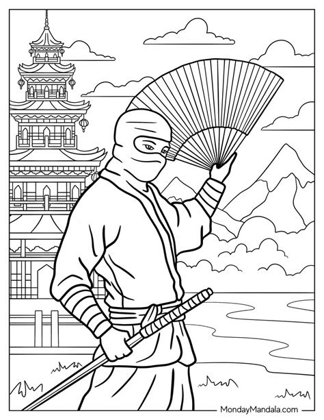 Ninja Life Hacks Coloring Pages